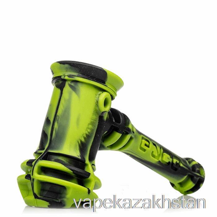 Vape Kazakhstan Eyce Hammer Silicone Bubbler Creature (Black / Lime Green)